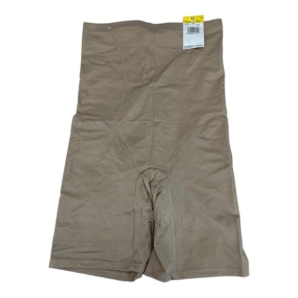 Bali Womens Medium Cool Comfort Hi-Waist Thigh‎ Slimmer Nude - Picture 1 of 4
